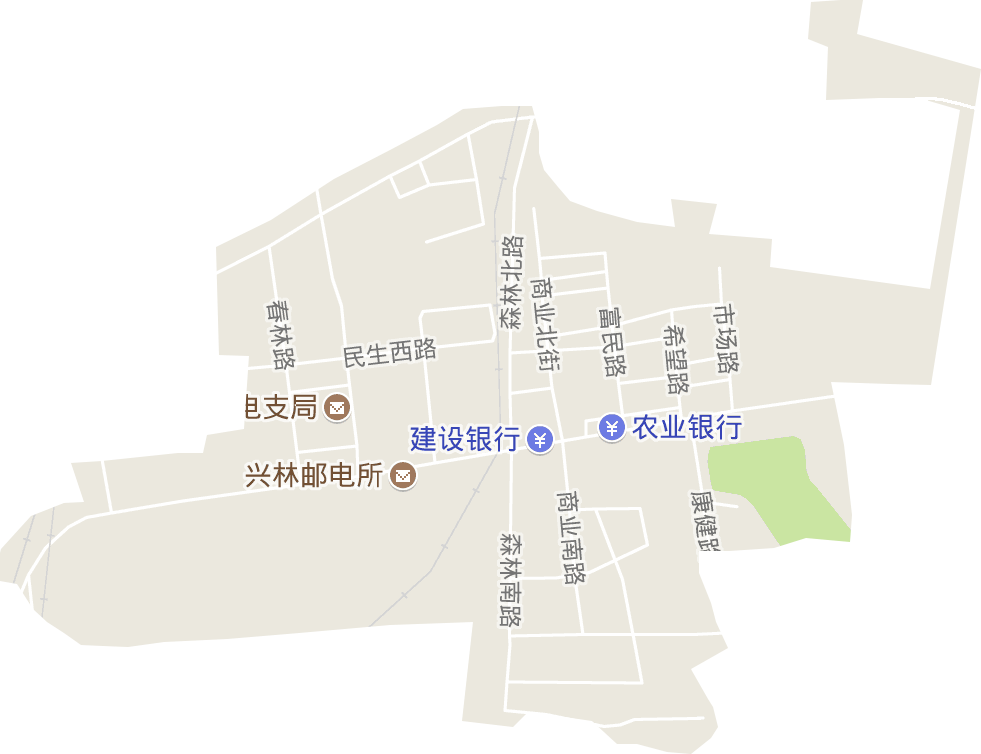 兴隆林业局电子地图