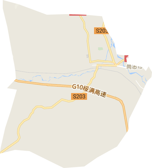 尚志镇电子地图