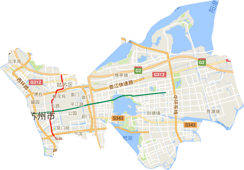 姑苏区电子地图