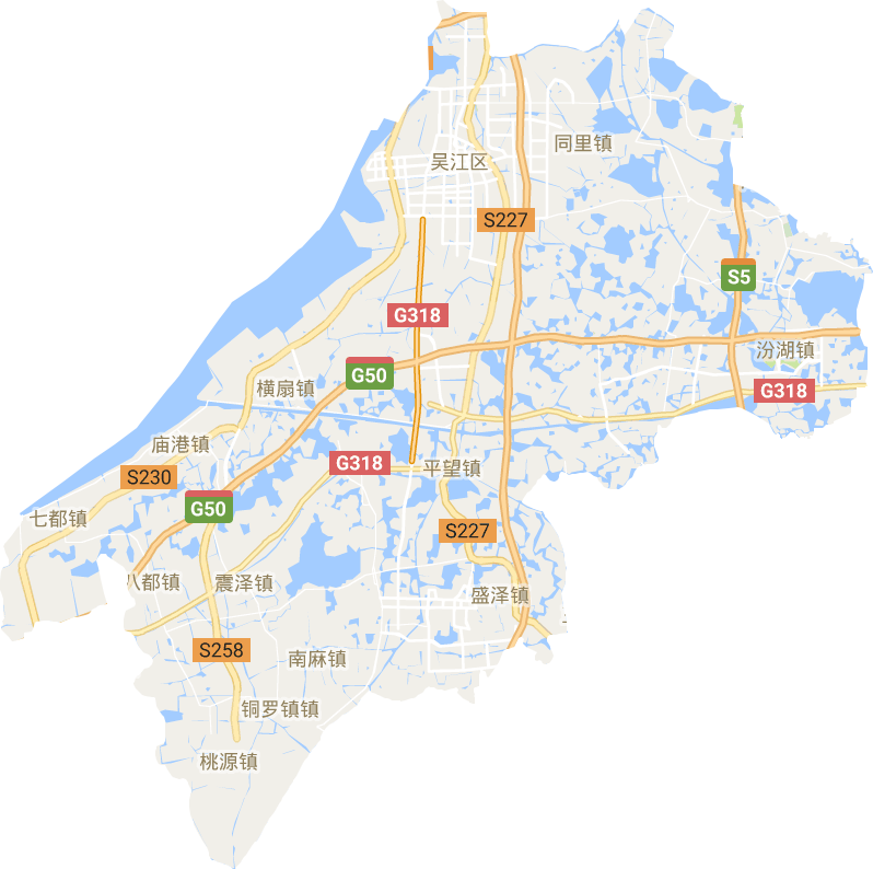 吴江区电子地图