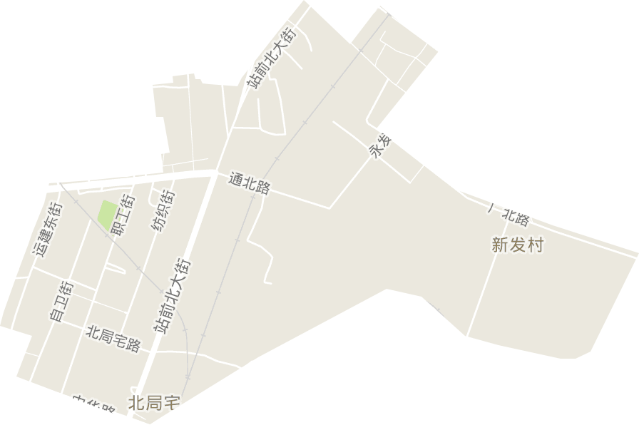 北局宅街道电子地图