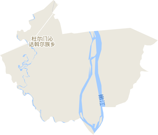 杜尔门沁达斡尔族乡电子地图