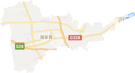 海安县电子地图