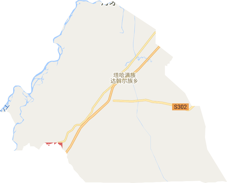 塔哈镇电子地图