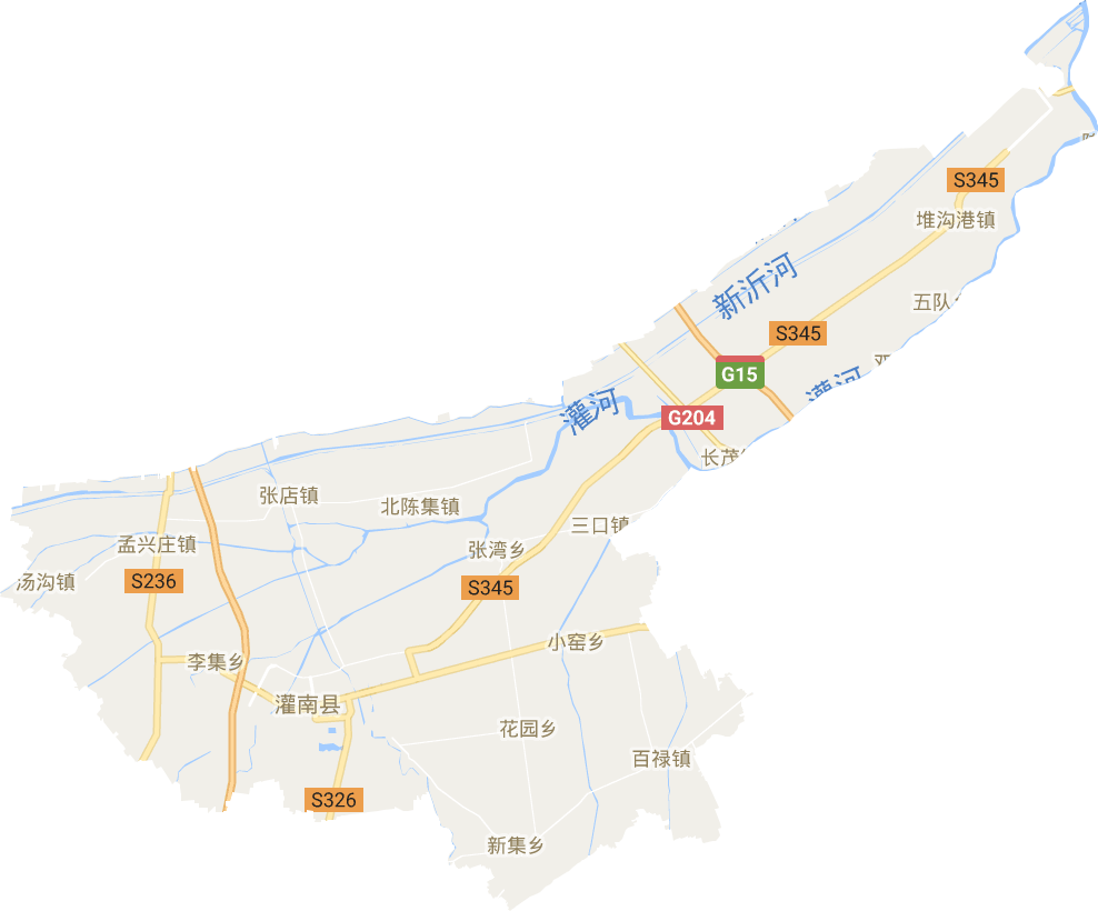 灌南县电子地图