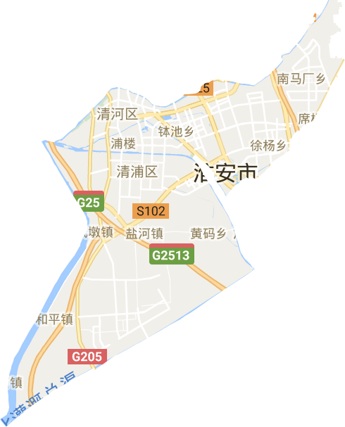 清江浦区电子地图