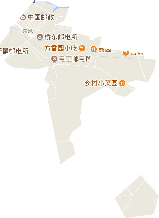 东风街道电子地图