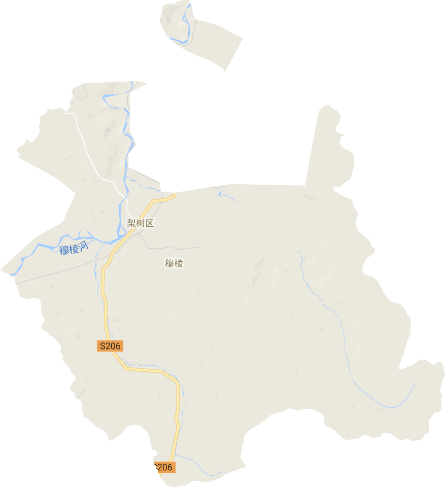 梨树区（镇）直辖地域电子地图