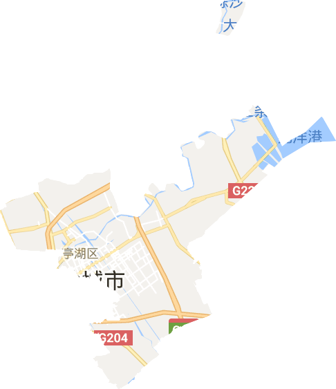 亭湖区电子地图