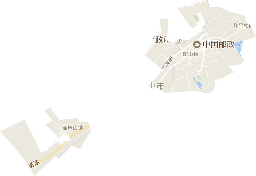 中心街道电子地图
