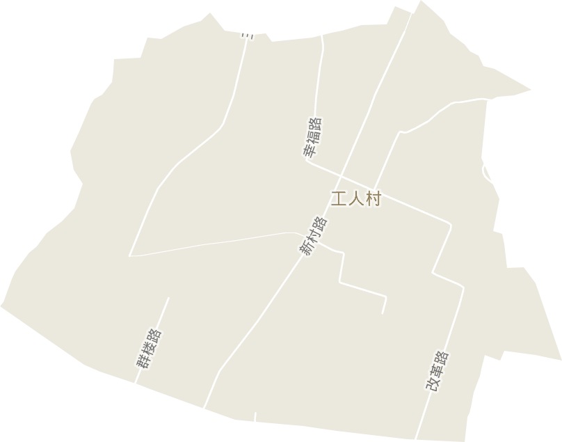 工人村街道电子地图