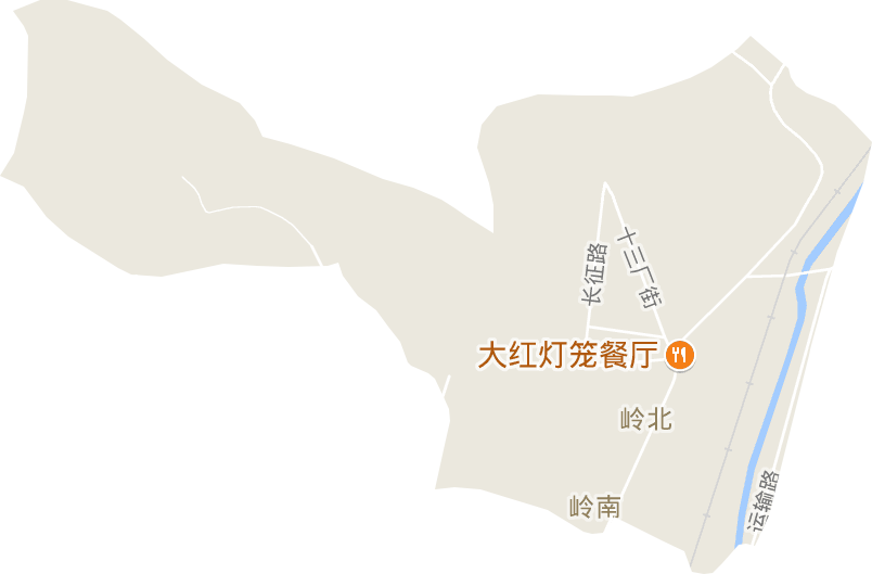 岭南街道电子地图
