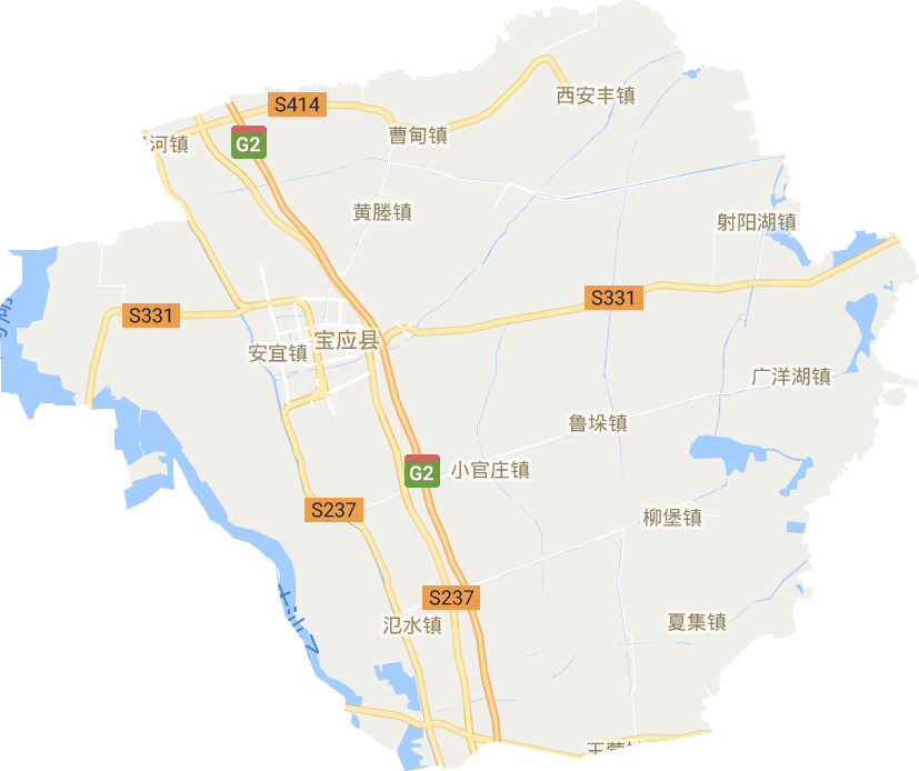 宝应县电子地图