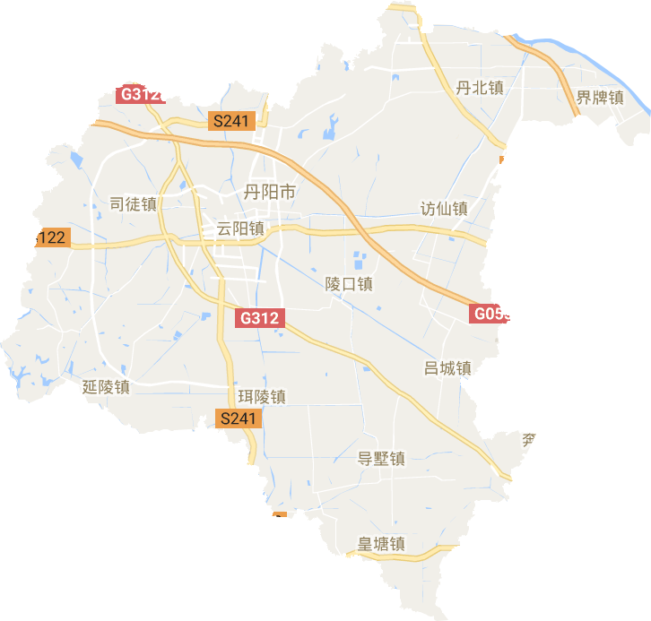 丹阳市高清电子地图,丹阳市高清谷歌电子地图