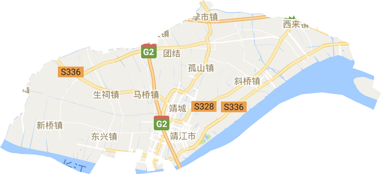 靖江市电子地图