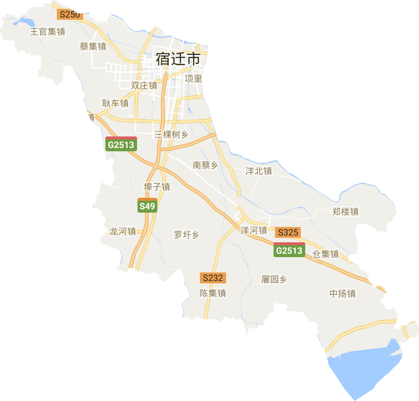 宿城区电子地图