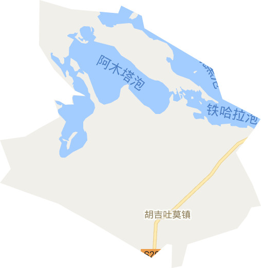 胡吉吐莫镇电子地图