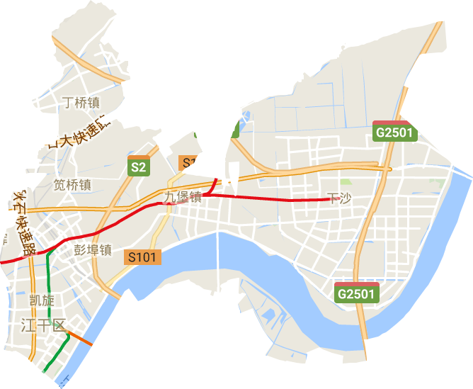 江干区电子地图