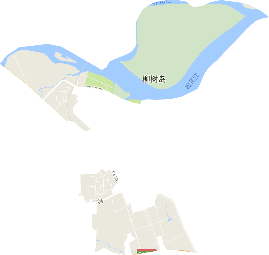 向阳区（镇）直辖地域电子地图
