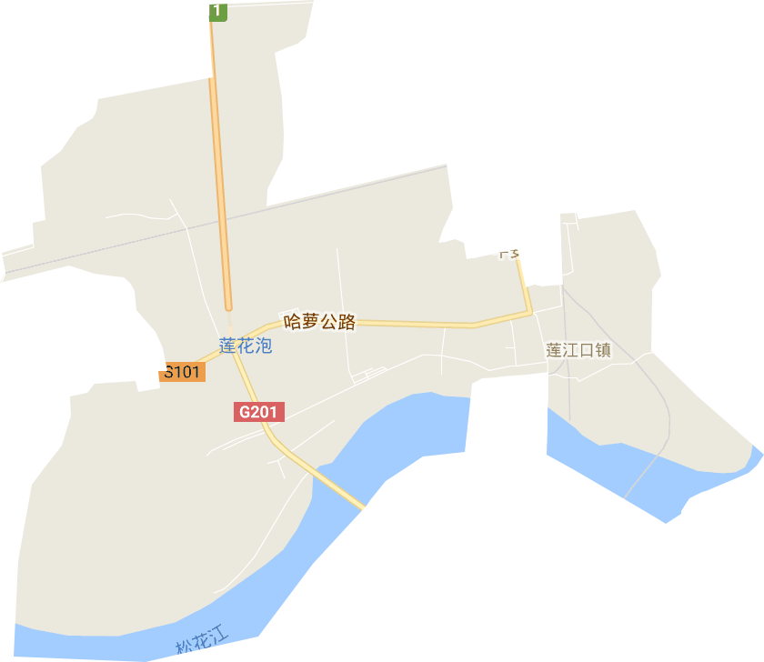 莲江口镇电子地图