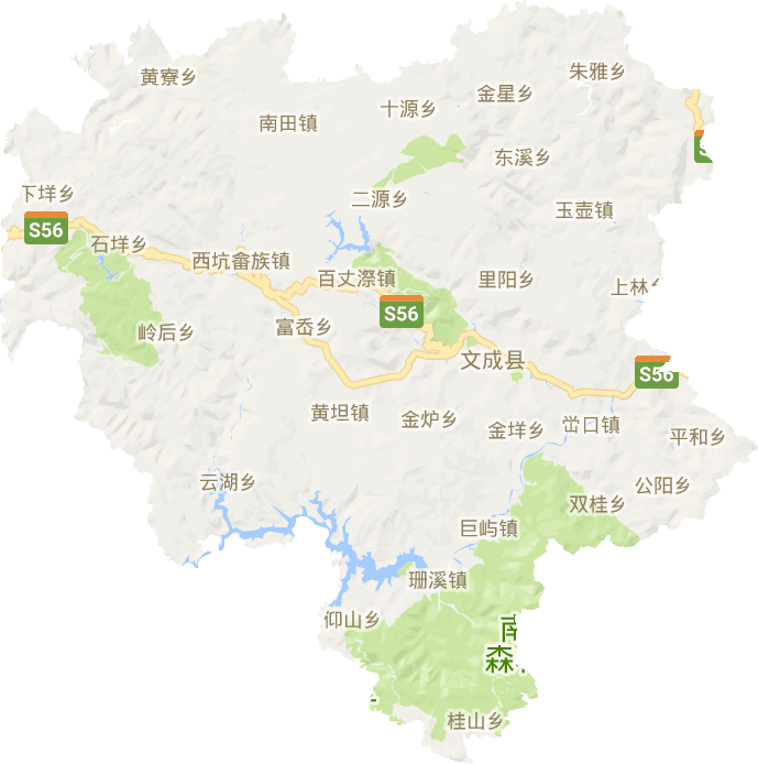 文成县电子地图