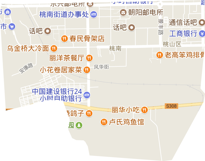 桃南街道电子地图