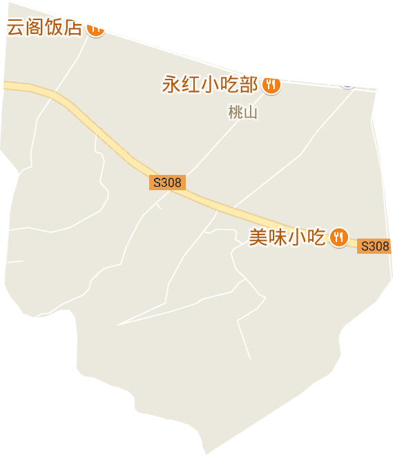 桃山街道电子地图