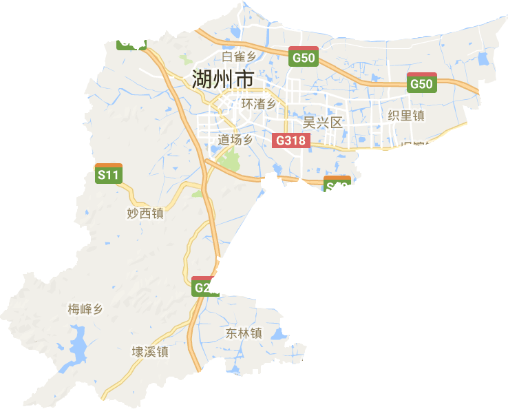 吴兴区电子地图
