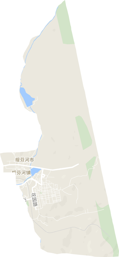 绥芬河镇电子地图