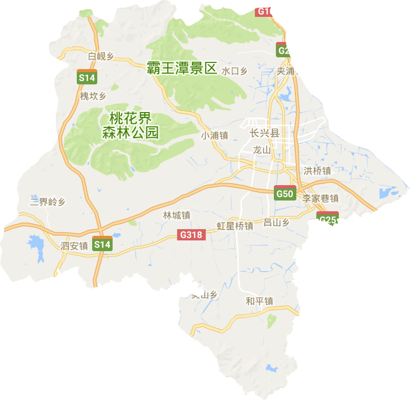 长兴县电子地图