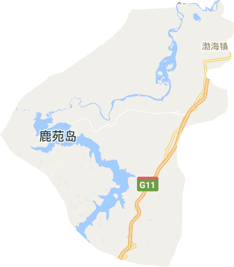 渤海镇电子地图