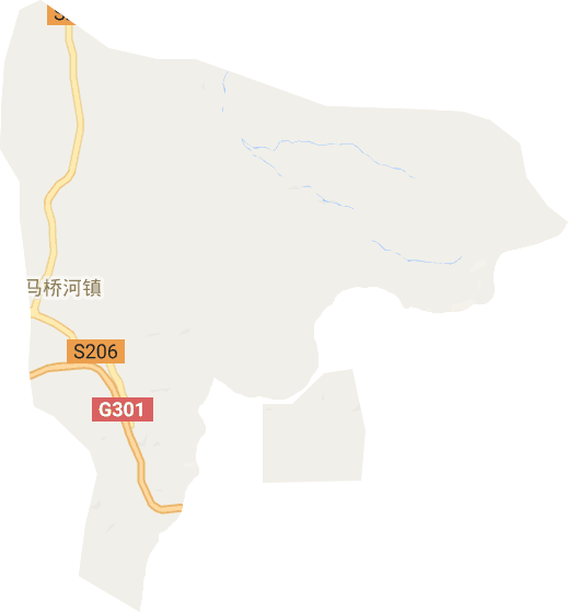 马桥河镇电子地图