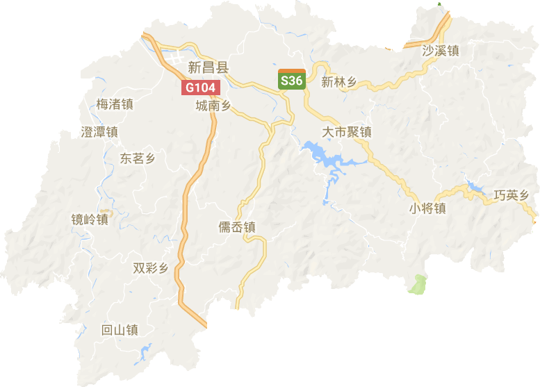 新昌县电子地图