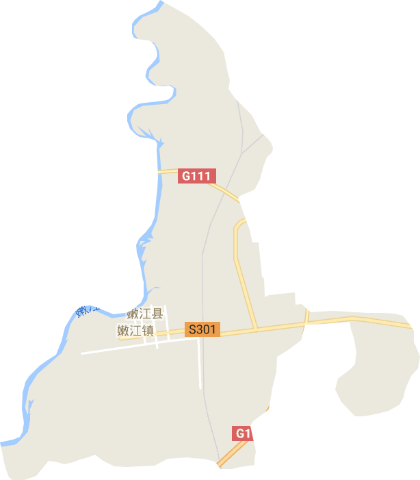 嫩江镇电子地图
