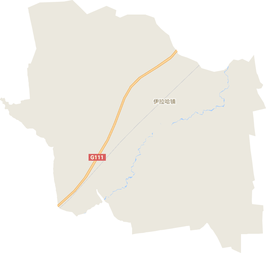 伊拉哈镇电子地图
