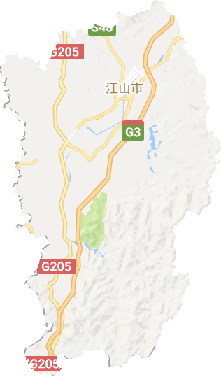 江山市电子地图
