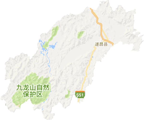 遂昌县电子地图