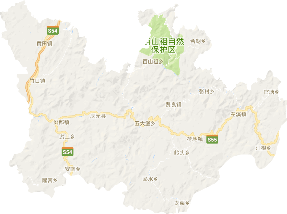 庆元县电子地图
