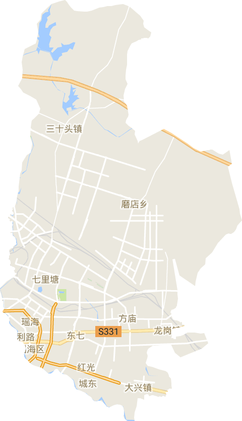 瑶海区电子地图