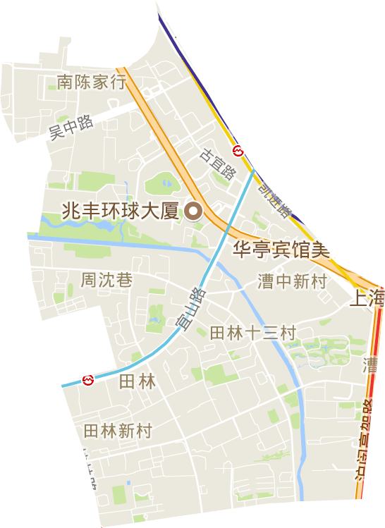 田林街道电子地图