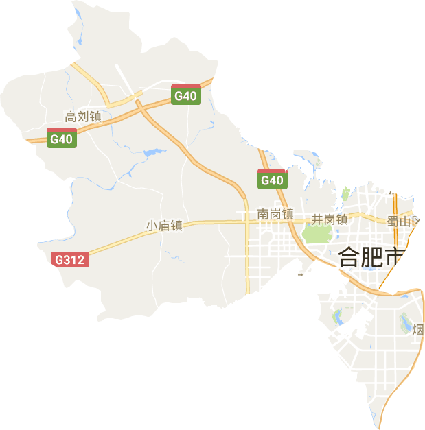 蜀山区电子地图
