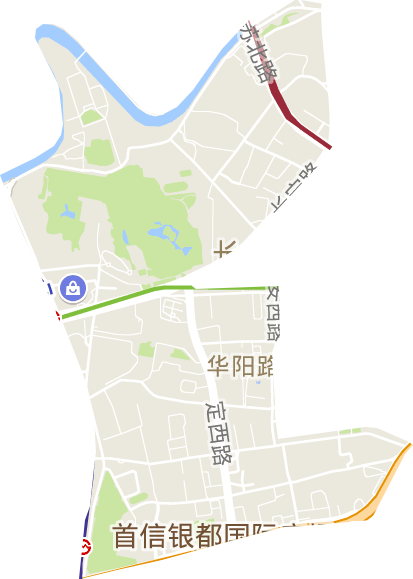 华阳路街道电子地图