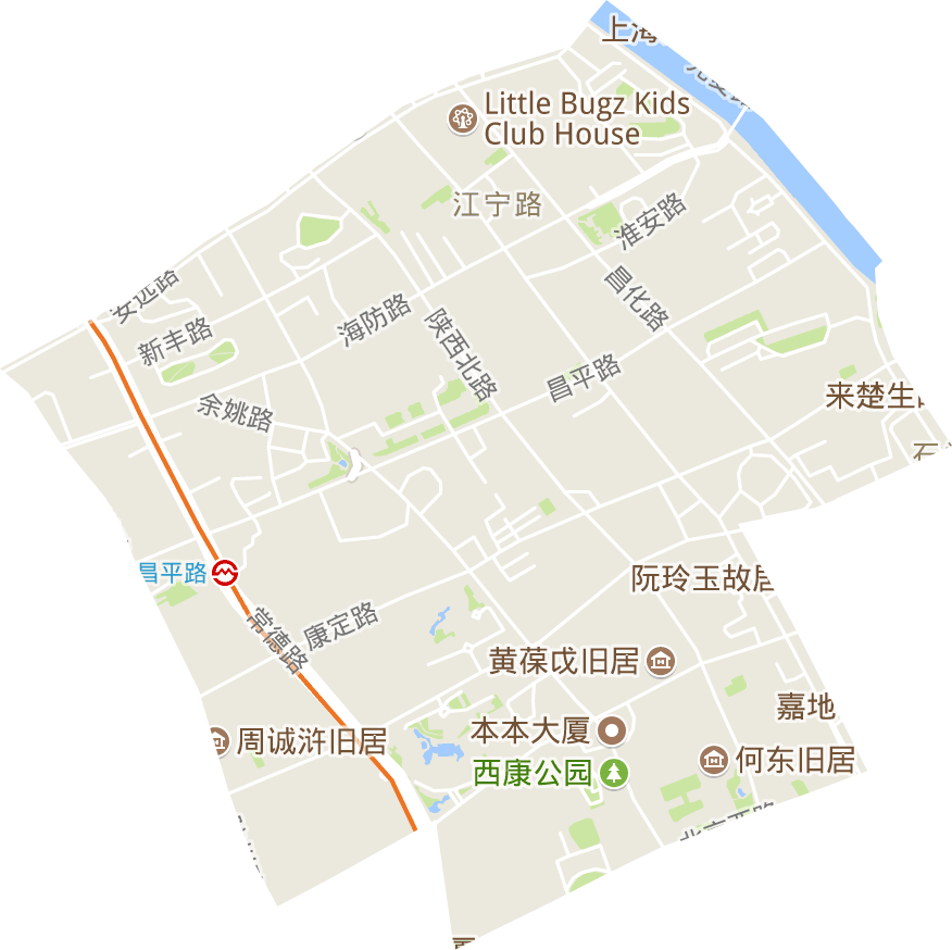 江宁路街道电子地图
