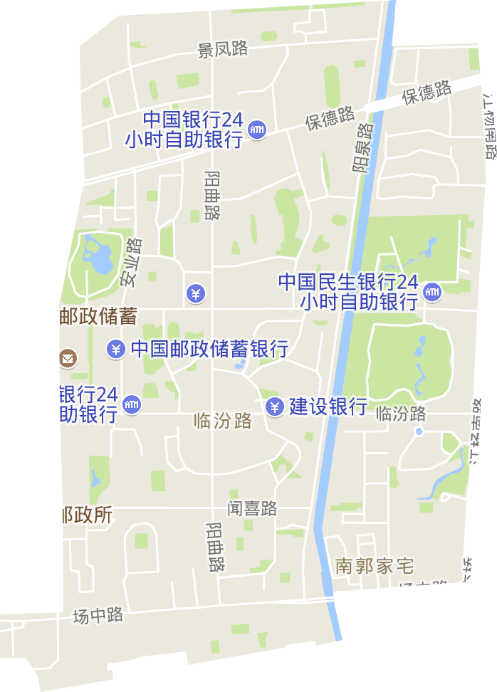临汾路街道电子地图
