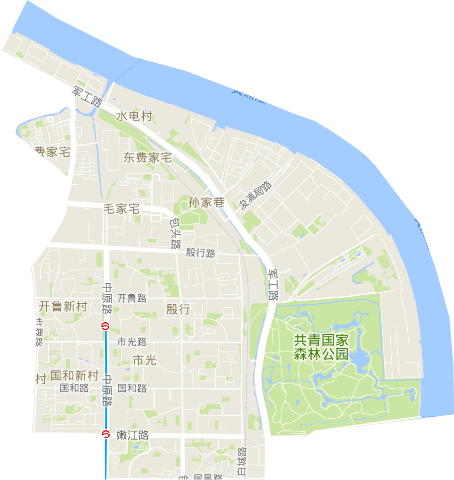 殷行街道电子地图