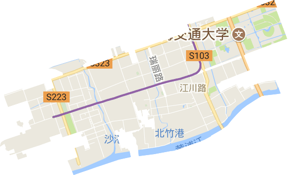 江川路街道电子地图