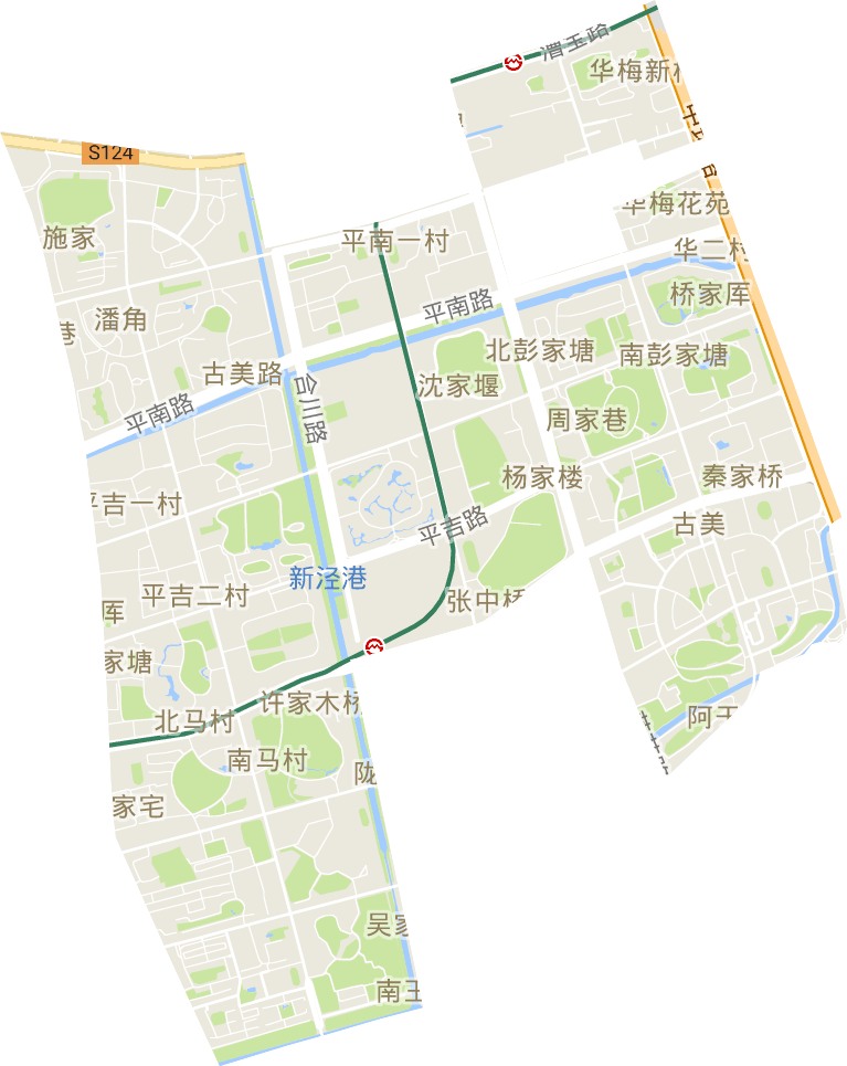 古美街道电子地图