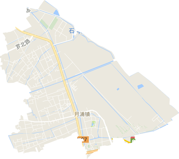 月浦镇电子地图