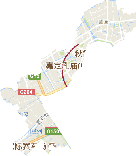 菊园新区管委会电子地图