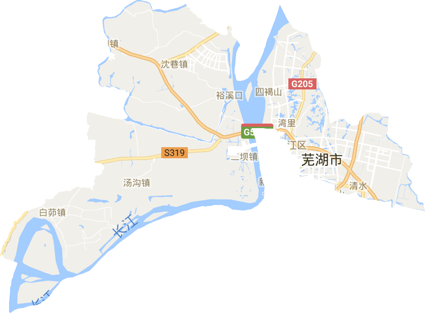 鸠江区电子地图